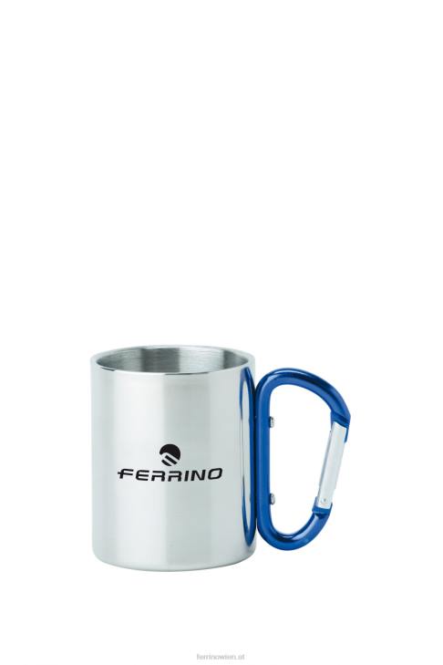 unisex Ferrino Edelstahlbecher - mit Karabiner B2NV654