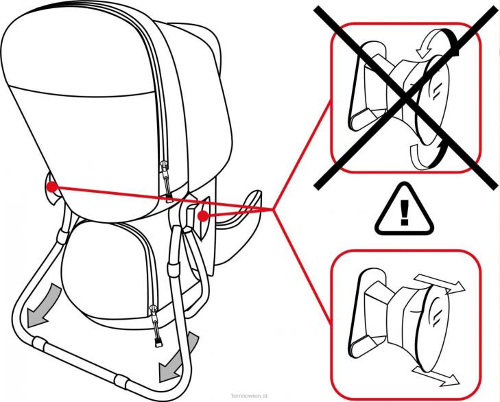 Kinder Ferrino Rucksack karibu rot B2NV105