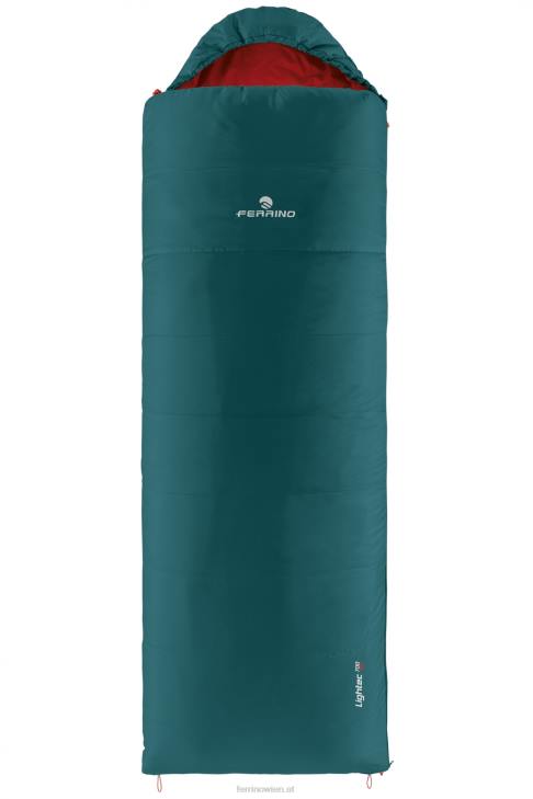 unisex Ferrino Schlafsack Lightech 700 qm Reißverschluss rechts grün B2NV382