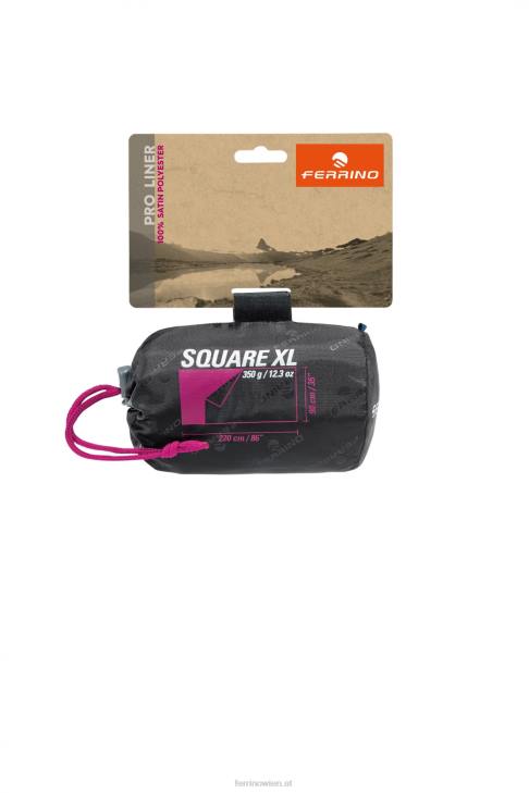 unisex Ferrino lakenschlafsack pro liner sq xl B2NV406