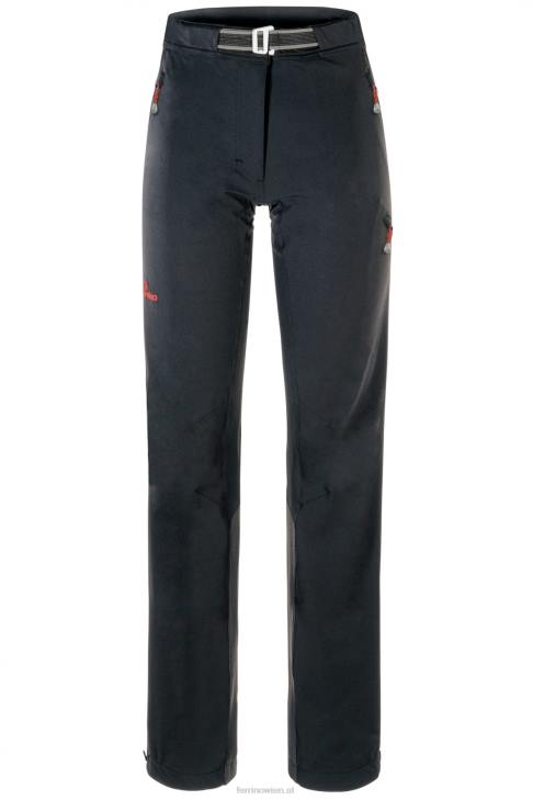Frauen Ferrino navarino hosen frau schwarz B2NV336