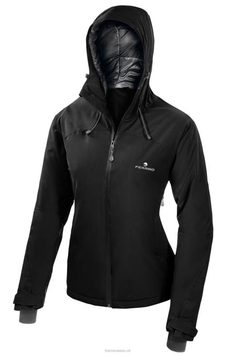 Frauen Ferrino jenissei jacke frau schwarz B2NV357