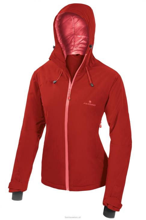 Frauen Ferrino jenissei jacke frau zinnober B2NV355