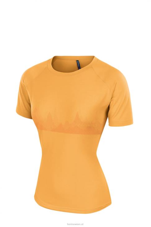 Frauen Ferrino coruel t-shirt damen hellorange B2NV320
