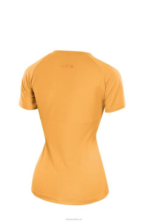 Frauen Ferrino coruel t-shirt damen hellorange B2NV320