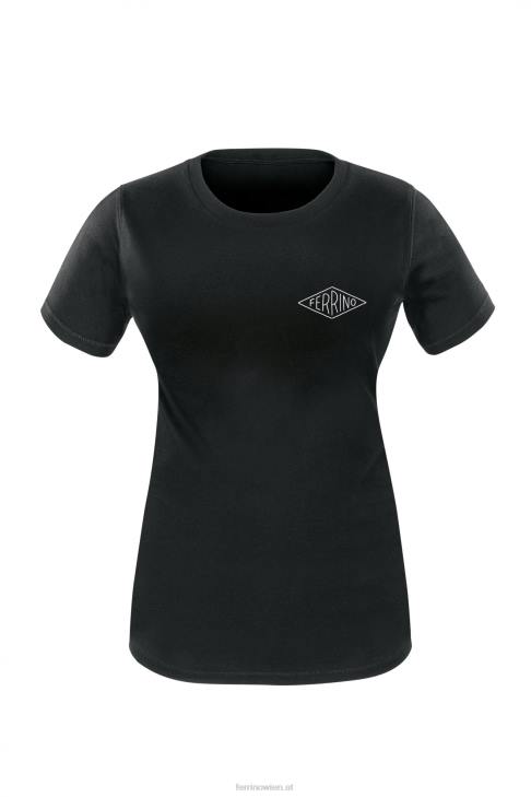 Frauen Ferrino retro t frau schwarz B2NV333