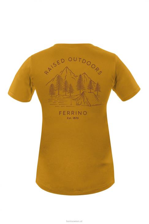 Frauen Ferrino retro t frau senf B2NV334