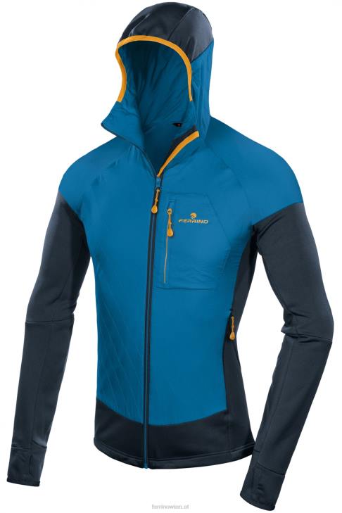 Männer Ferrino Mulhacen-Jacke Mann hellblau B2NV260