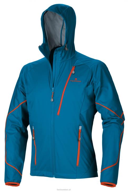 Männer Ferrino hoste jacke herren hellblau B2NV145