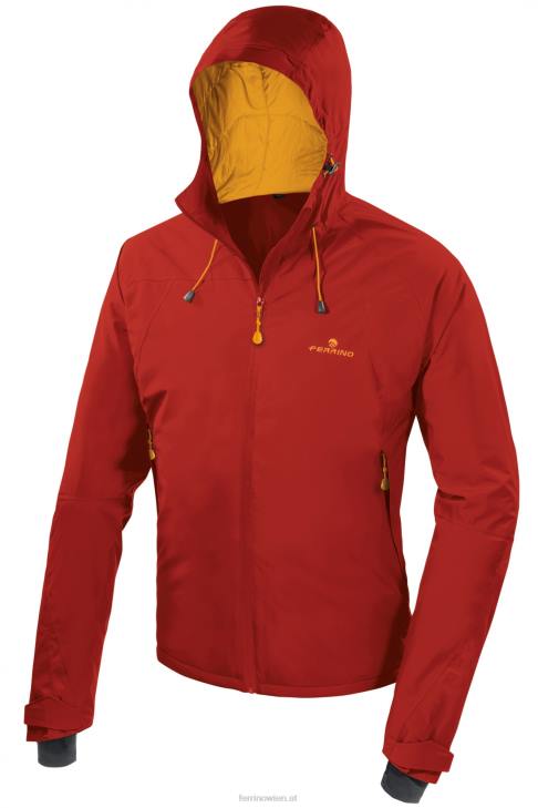 Männer Ferrino jenissei jacke mann zinnober B2NV258