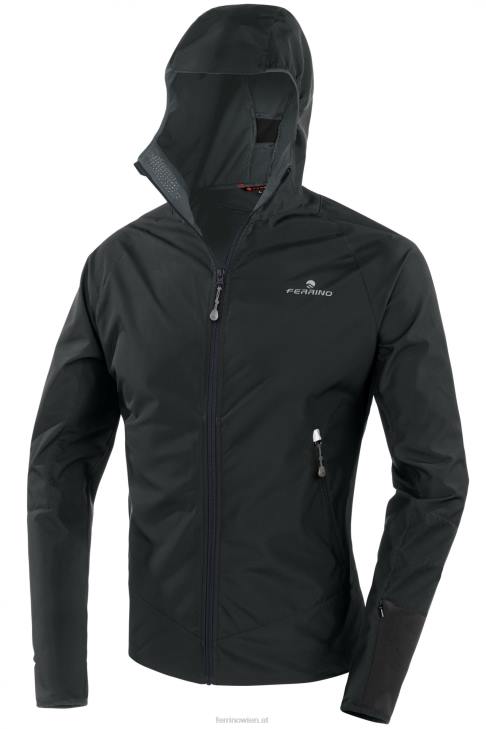 Männer Ferrino ural jacke herren schwarz B2NV141