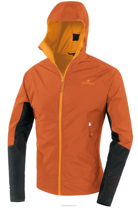 Männer Ferrino ural jacke mann warm orange B2NV139