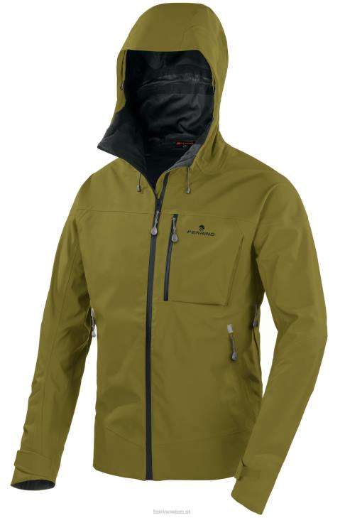 Männer Ferrino valdez jacke herren moosgrün B2NV137