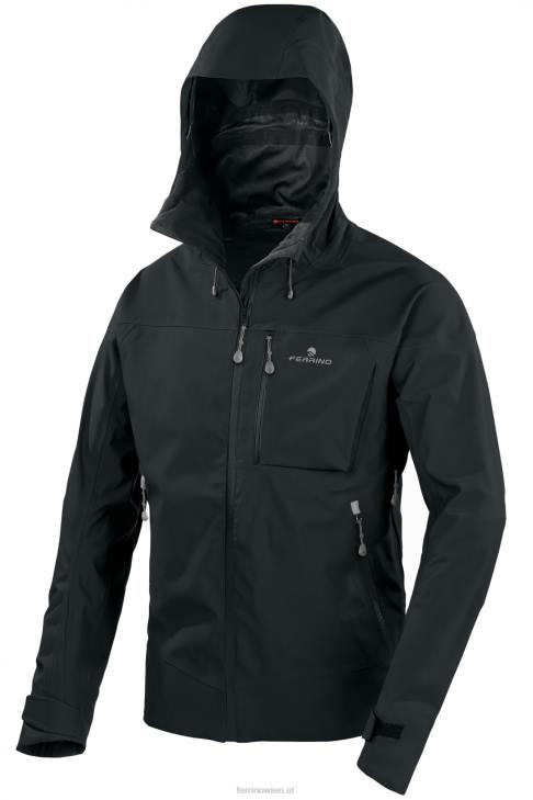 Männer Ferrino valdez jacke herren schwarz B2NV136