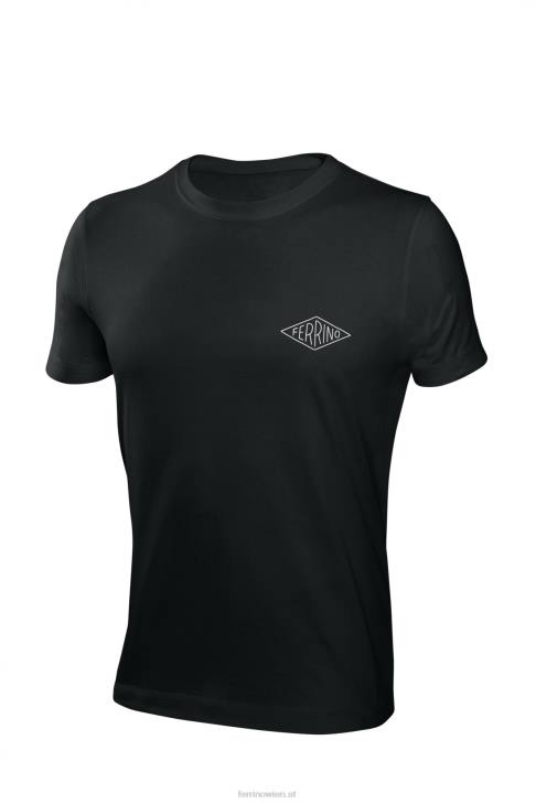 Männer Ferrino Retro-T-Mann schwarz B2NV183