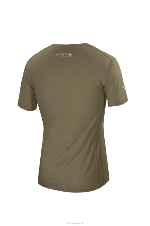 Männer Ferrino coruel t-shirt herren dunkelgrün B2NV172