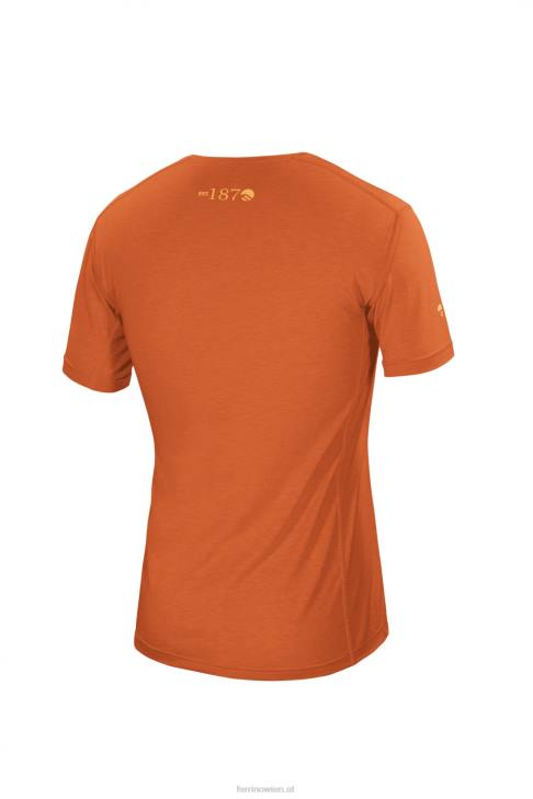 Männer Ferrino coruel t-shirt herren warmes orange B2NV173
