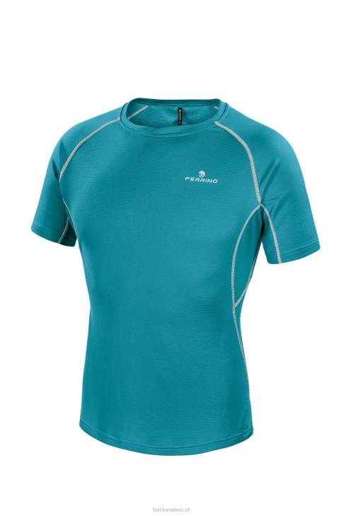 Männer Ferrino jaspis t-shirt herren korallenblau B2NV182