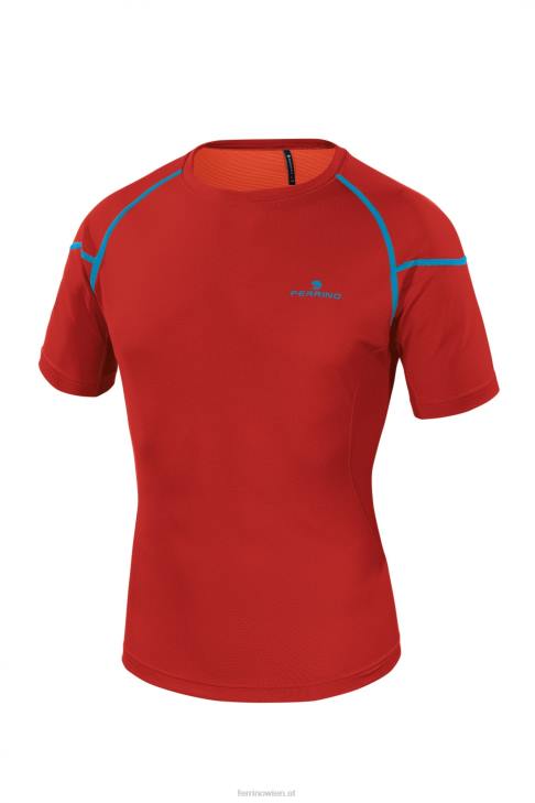 Männer Ferrino kasai t-shirt herren dunkelrot B2NV174
