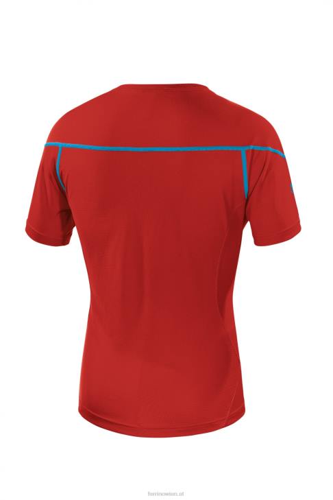 Männer Ferrino kasai t-shirt herren dunkelrot B2NV174