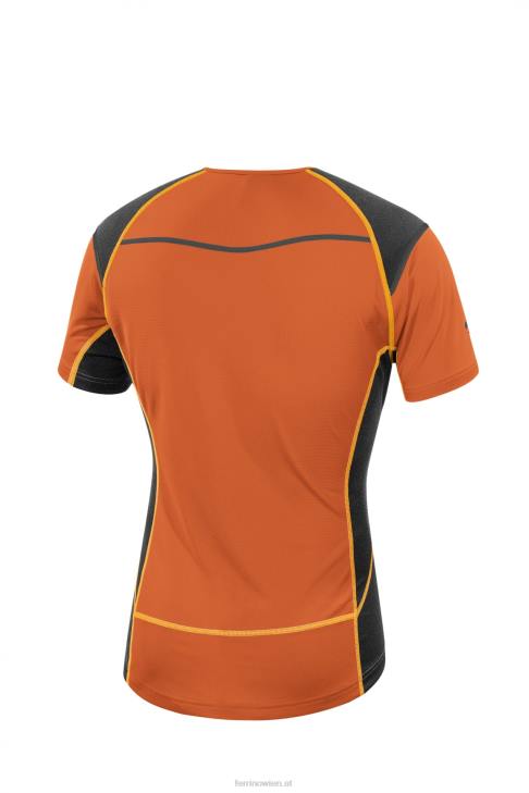 Männer Ferrino ollomont t-shirt herren warmes orange B2NV170